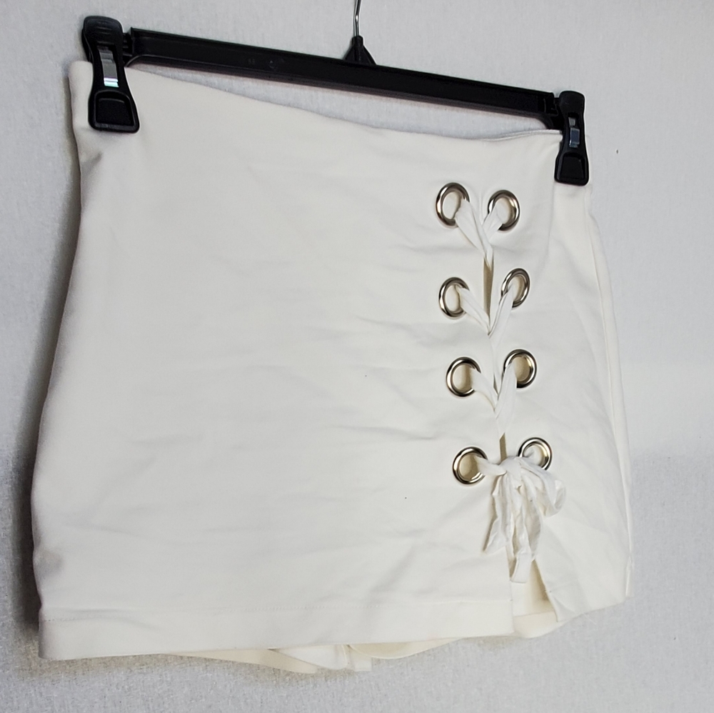 Lace Up Side Skort